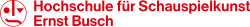 Logo Hochschule für Schauspielkunst Ernst Busch Berlin