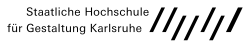 Logo Staatliche Hochschule für Gestaltung Karlsruhe